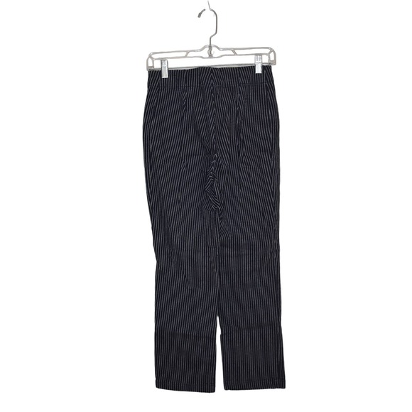 Silence + Noise Blue Pinstripe Pant w/ Zip Fly Size 4 - Picture 3 of 6